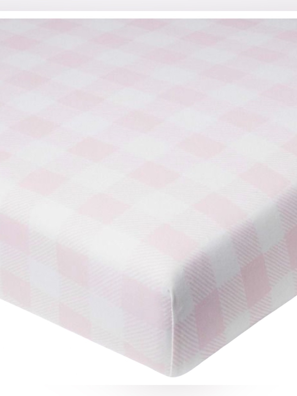 Cloud Island Polyester Rayon Jersey Fitted Crib Sheet - Pink Gingham
New w/ Tag